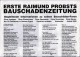 Die legendäre Erstausgabe der Raimund Probst Bauschadenszeitung.
